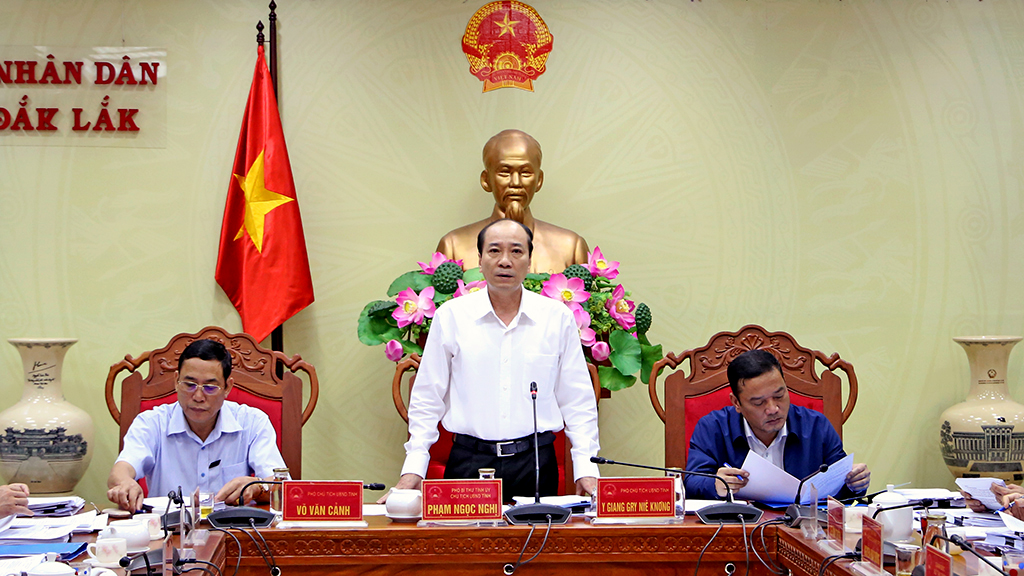 UBND tỉnh thông qua các nội dung trình Kỳ họp thứ 11, HĐND tỉnh khóa IX