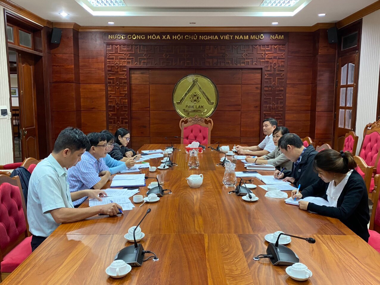 Sở Nội vụ kiểm tra, hướng dẫn công tác văn thư, lưu trữ tại Văn phòng Hội đồng Nhân dân tỉnh