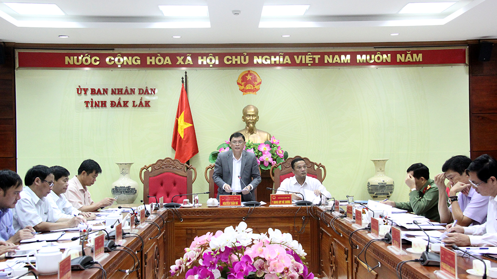 UBND tỉnh thông qua các nội dung trình kỳ họp thứ 11, HĐND tỉnh khóa IX