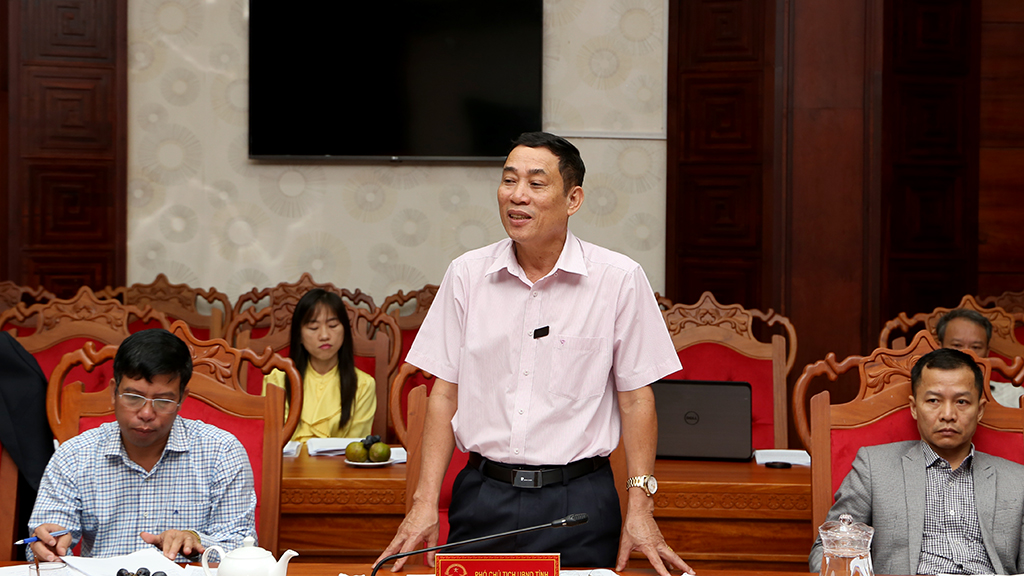 Đoàn công tác của Ban Chỉ đạo Các chương trình mục tiêu Quốc gia Trung ương làm việc với UBND tỉnh