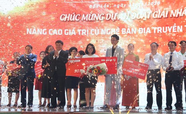 Thí sinh Lê Thị Thư (M’Đrắk) đạt giải Nhất tại Cuộc thi Khởi nghiệp, khởi sự kinh doanh tỉnh Đắk Lắk năm 2020