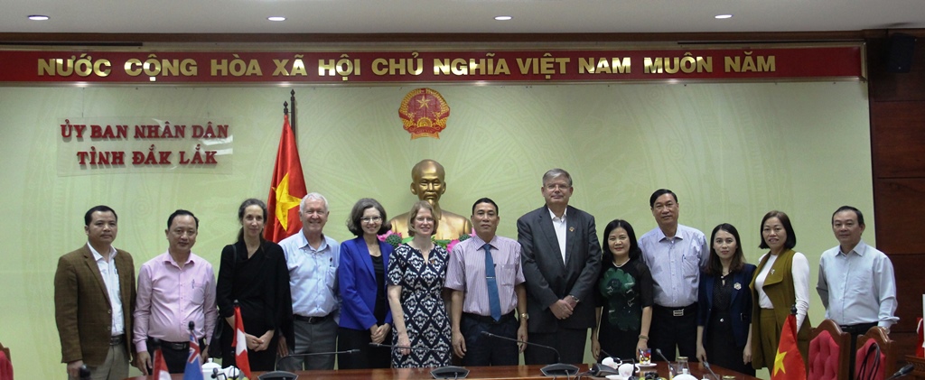 G4 Ambassadors pay courtesy call to Dak Lak PPC