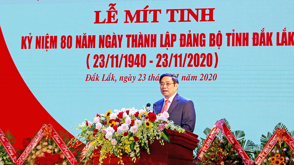 Mít tinh trọng thể kỷ niệm 80 năm Ngày thành lập Đảng bộ tỉnh Đắk Lắk