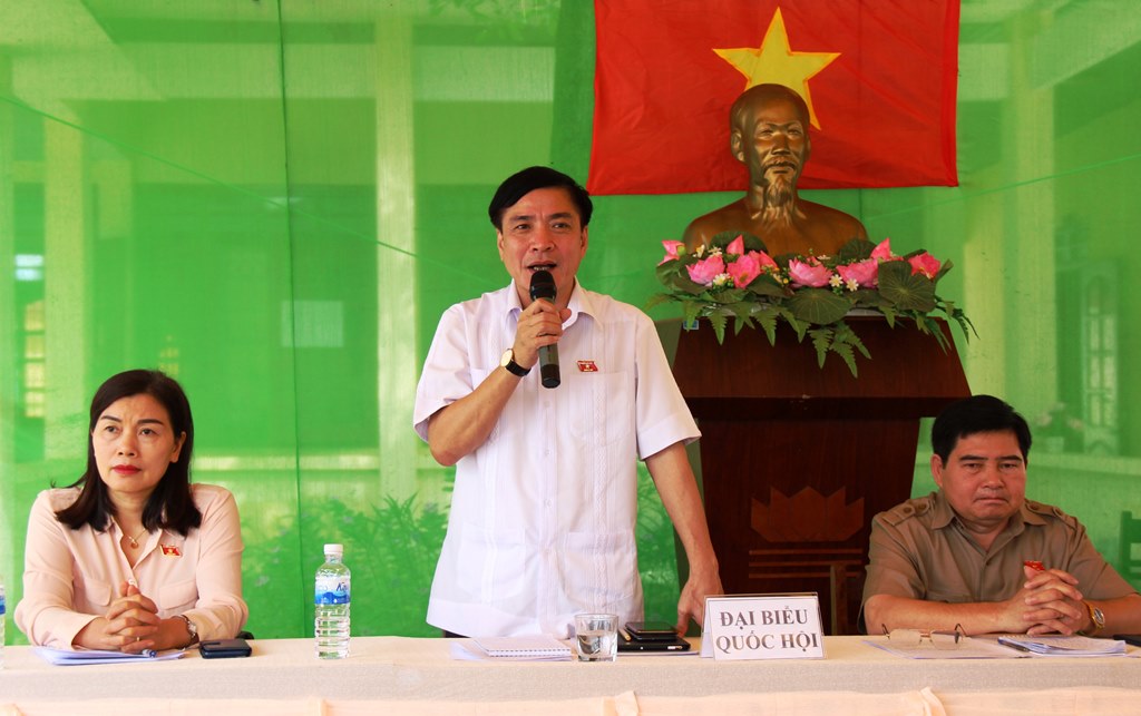 Đoàn đại biểu Quốc hội tỉnh tiếp xúc cử tri tại huyện Ea Súp