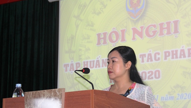 Sở Tư pháp tập huấn công tác pháp chế năm 2020