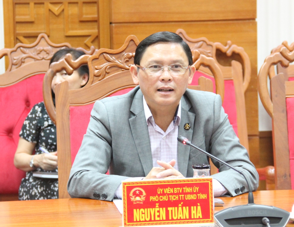 UBND tỉnh làm việc với Đoàn công tác của Công ty TNHH Vitad tại Việt Nam