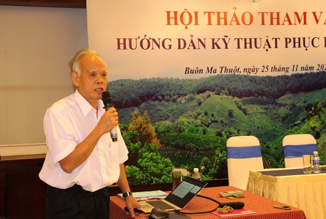 Hội thảo hướng dẫn kỹ thuật phục hồi rừng tự nhiên