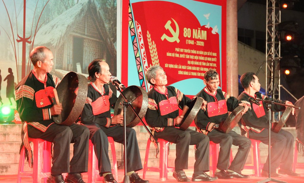 Liên hoan văn hóa cồng chiêng tỉnh Đắk Lắk năm 2020