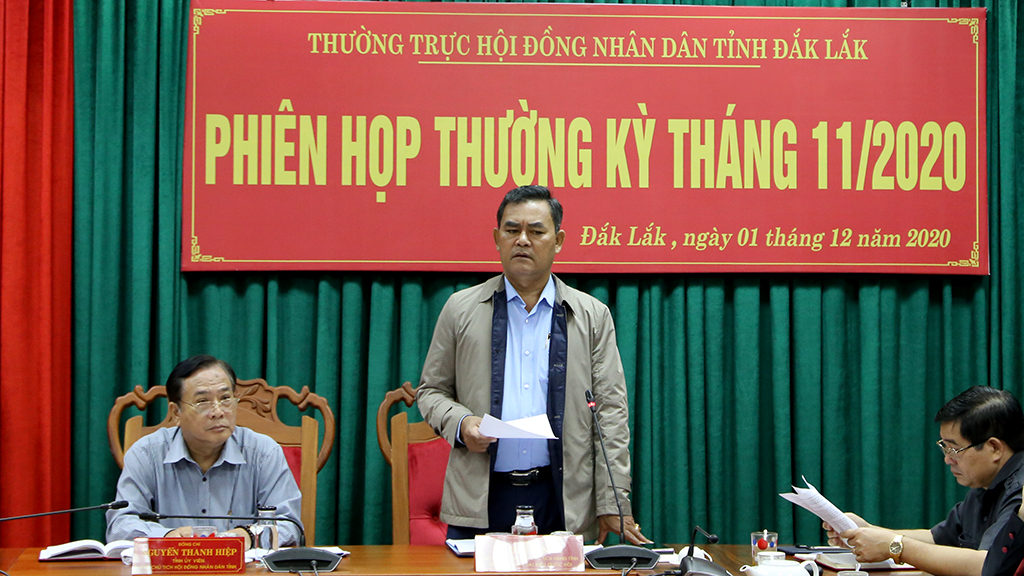 Thường trực HĐND tỉnh triển khai nhiệm vụ công tác tháng 12 năm 2020