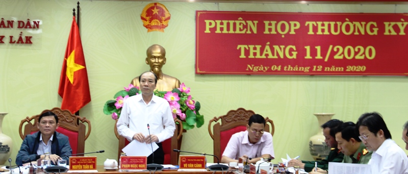 UBND tỉnh triển khai nhiệm vụ tháng 12 năm 2020