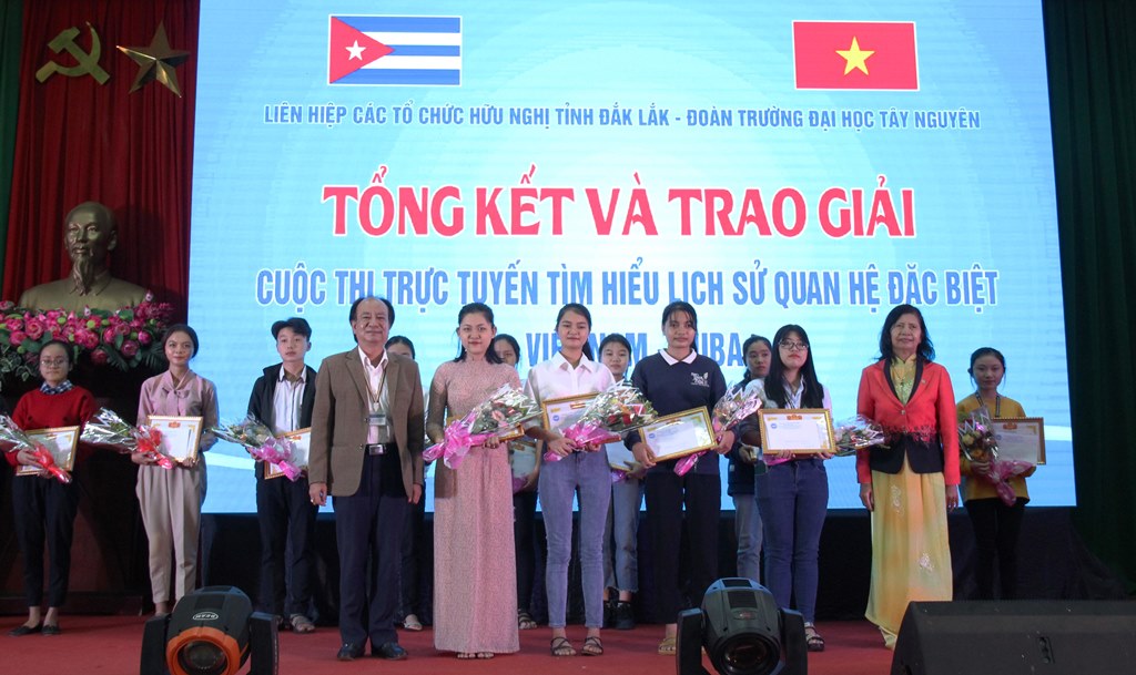 Tổng kết và trao giải cuộc thi trực tuyến tìm hiểu lịch sử quan hệ đặc biệt Việt Nam - Cu Ba