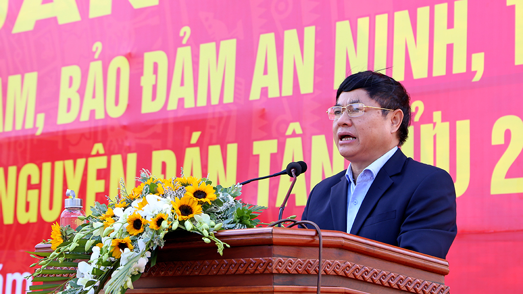 Công an tỉnh ra quân thực hiện cao điểm tấn công trấn áp tội phạm, bảo đảm an ninh, trật tự