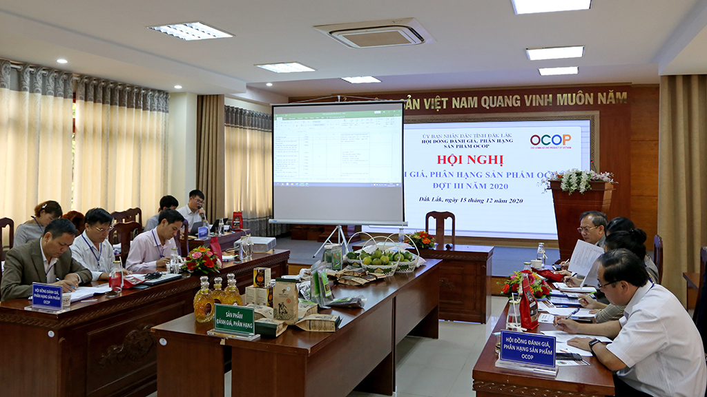 11 sản phẩm được đánh giá, phân hạng sản phẩm OCOP cấp tỉnh đợt III năm 2020