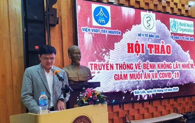 Hội thảo về bệnh không lây nhiễm, giảm ăn muối và Covid-19