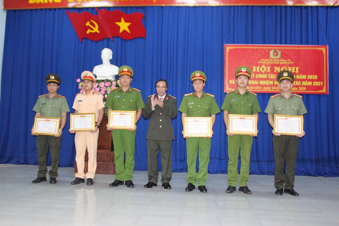 Công an huyện Buôn Đôn triển khai nhiệm vụ công tác năm 2021