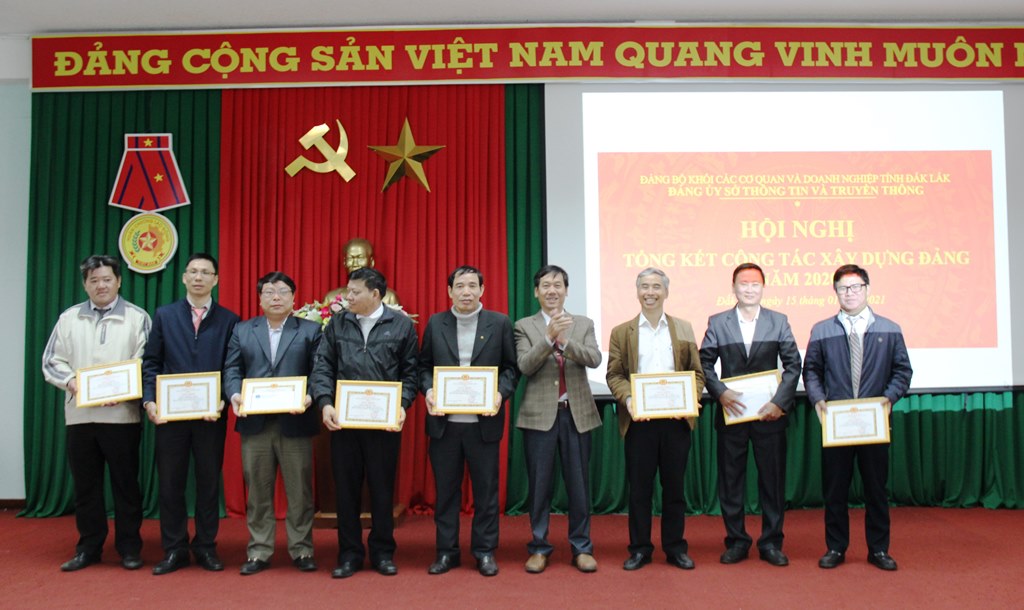 Đảng bộ Sở Thông tin và Truyền thông tổng kết công tác xây dựng Đảng năm 2020
