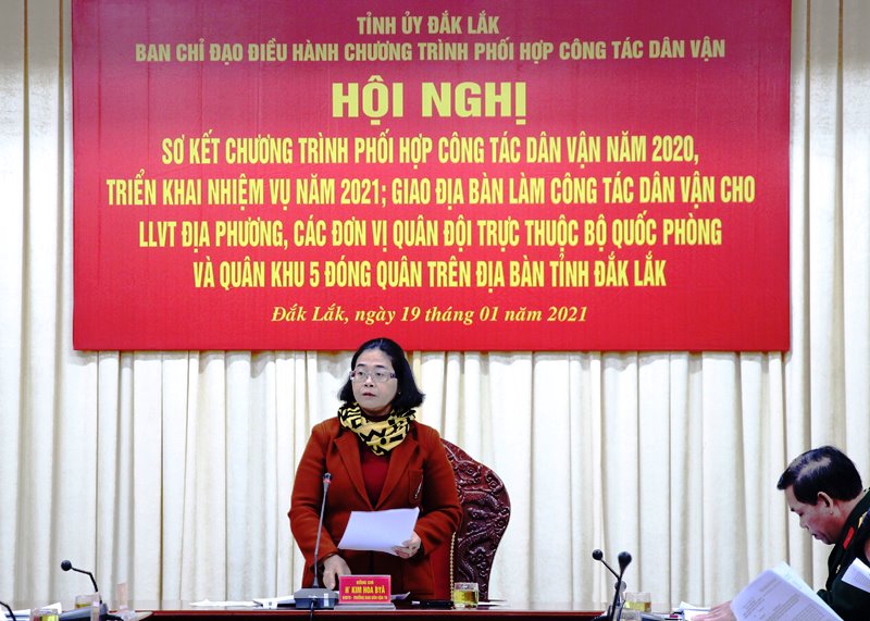 Năm 2021 triển khai tốt công tác dân vận trong tình hình mới