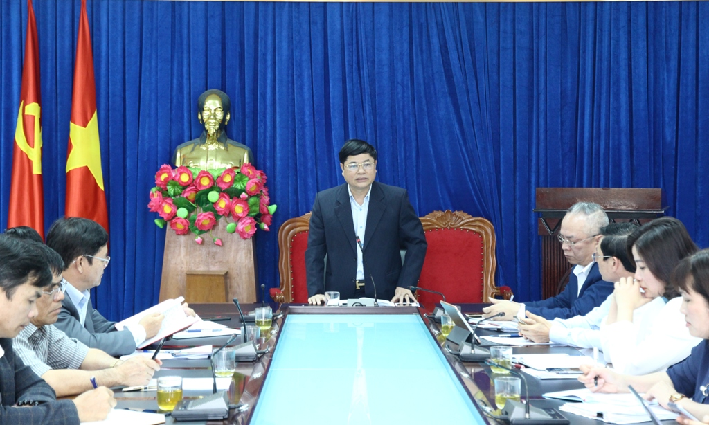 Giao ban công tác xây dựng Đảng và công tác Mặt trận quý IV năm 2020