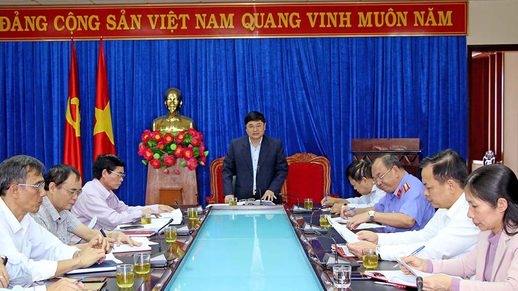 Giao ban công tác Nội chính quý IV năm 2020