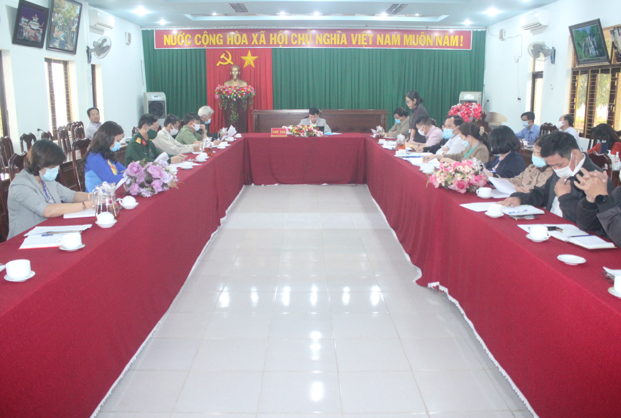 Huyện Buôn Đôn: Họp Ban Chỉ đạo phòng, chống dịch bệnh Covid-19