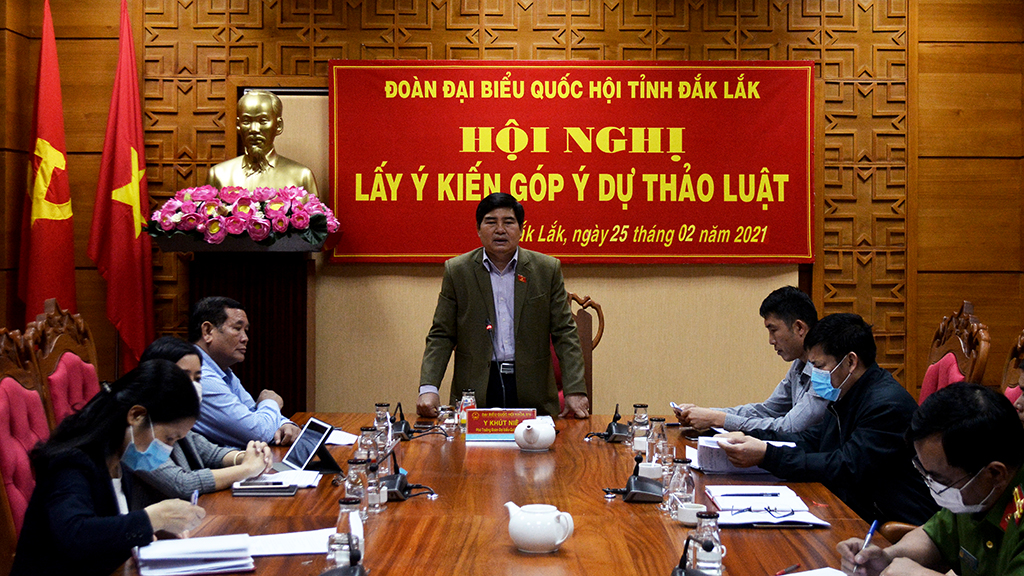 Đoàn Đại biểu Quốc hội tỉnh tổ chức góp ý Dự thảo Luật phòng, chống ma tuý