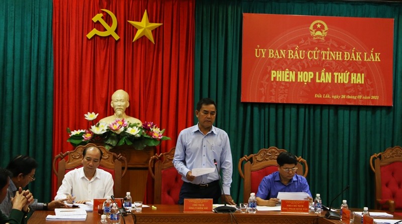 Ủy ban Bầu cử tỉnh họp phiên thứ hai