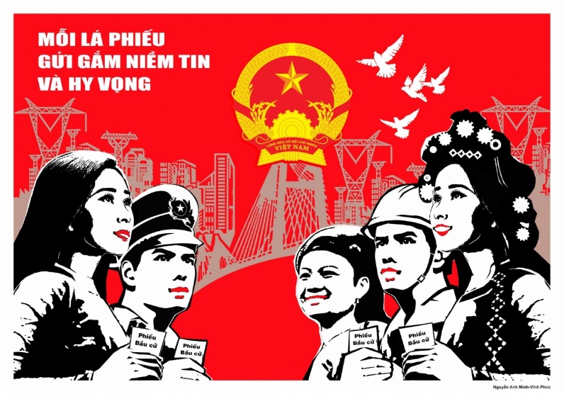 Hướng dẫn tuyên truyền cuộc bầu cử đại biểu Quốc hội khóa XV và đại biểu HĐND các cấp nhiệm kỳ 2021 – 2026