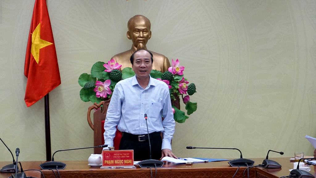 UBND tỉnh làm việc với Công ty Cổ phần Đầu tư Alphanam