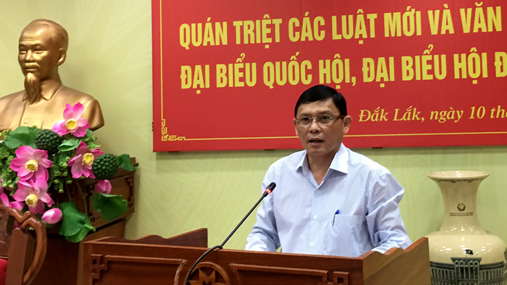 Hội nghị trực tuyến quán triệt các luật mới và văn bản về bầu cử đại biểu Quốc hội, đại biểu HĐND