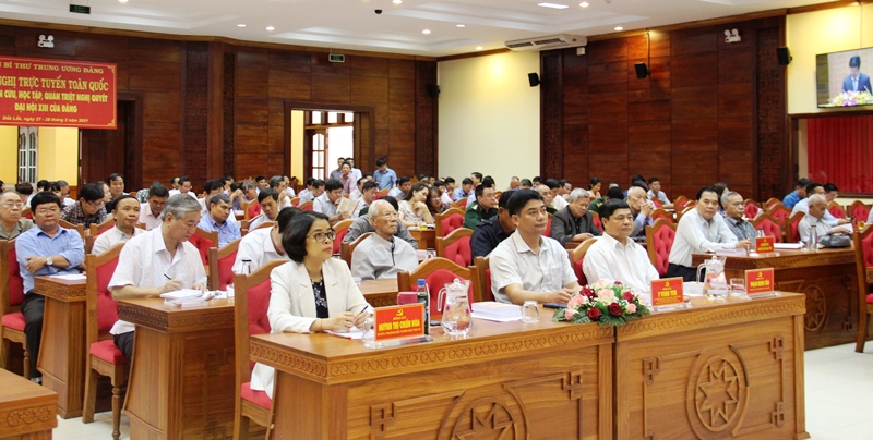 Hội nghị toàn quốc nghiên cứu, học tập, quán triệt, tuyên truyền Nghị quyết Đại hội XIII của Đảng