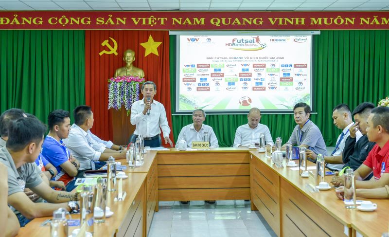 Họp báo cung cấp thông tin về giải Giải Futsal HDBank Vô địch Quốc gia 2021