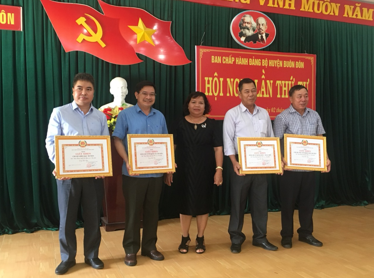 Hội nghị Ban Chấp hành Đảng bộ huyện Buôn Đôn (mở rộng) lần thứ 4