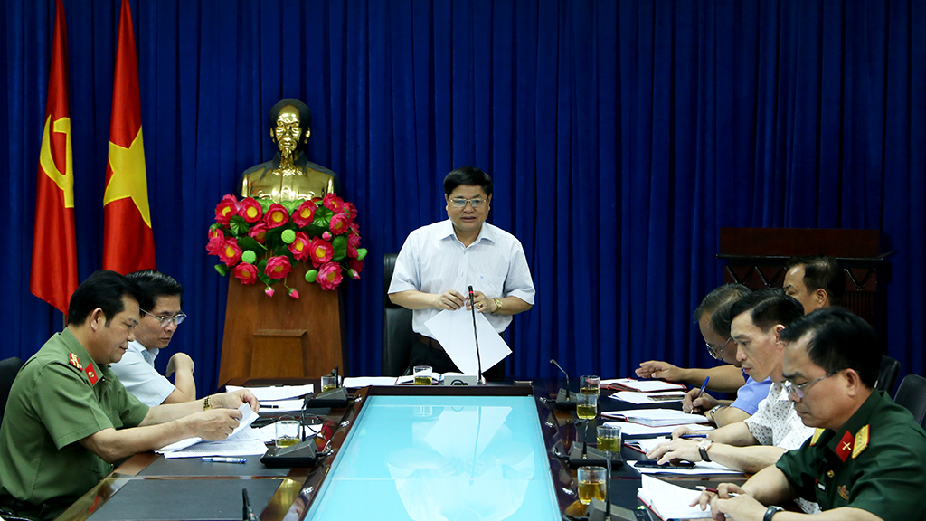 Giao ban công tác nội Chính quý I năm 2021