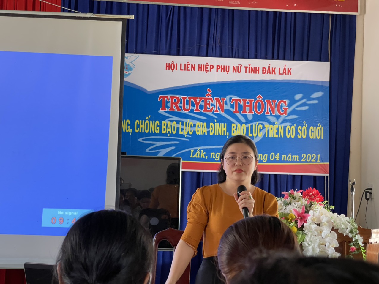 Truyền thông phòng, chống bạo lực gia đình cho trên 500 cán bộ, hội viên phụ nữ