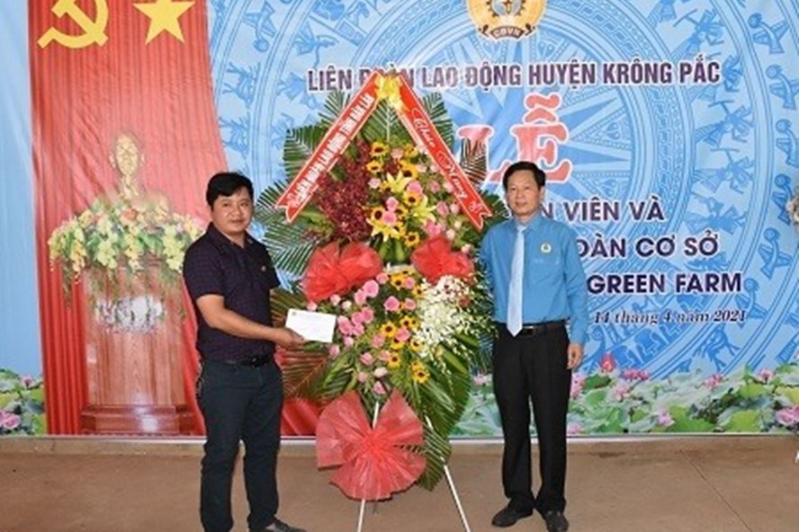 Ra mắt công đoàn cơ sở Công ty cổ phần KD Green Farm