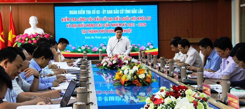 Thành phố Buôn Ma Thuột phấn đấu là điểm sáng trong công tác bầu cử