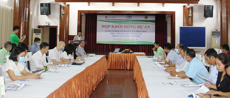 Khởi động Dự án tăng cường năng lực và thúc đẩy thực hành bảo vệ trẻ em trong sản xuất cà phê