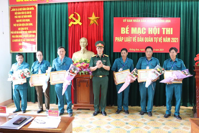 Hội thi pháp luật Dân quân tự vệ huyện Krông Ana