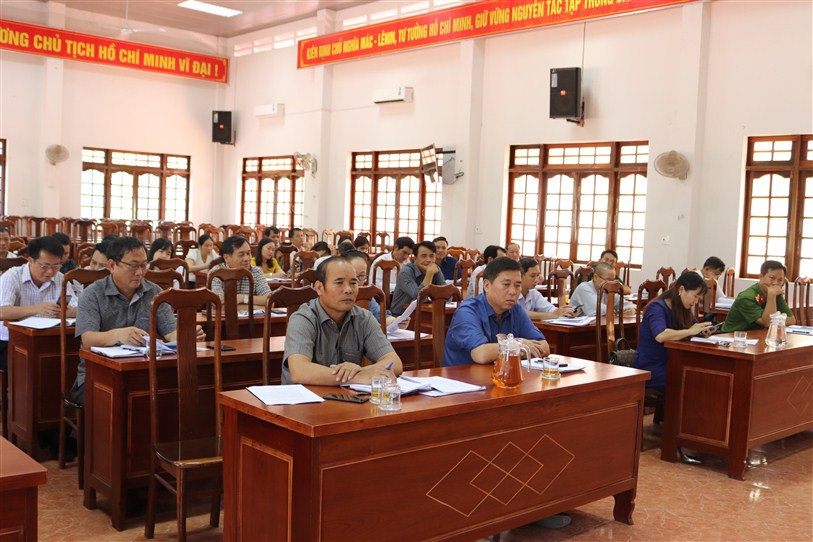 Hội nghị gặp măt những người ứng cử đại biểu HĐND huyện khóa X, nhiệm kỳ 2021-2026