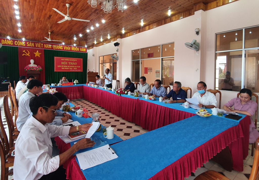 Hội thảo lịch sử Đảng bộ huyện Ea H’leo giai đoạn 1945- 2020