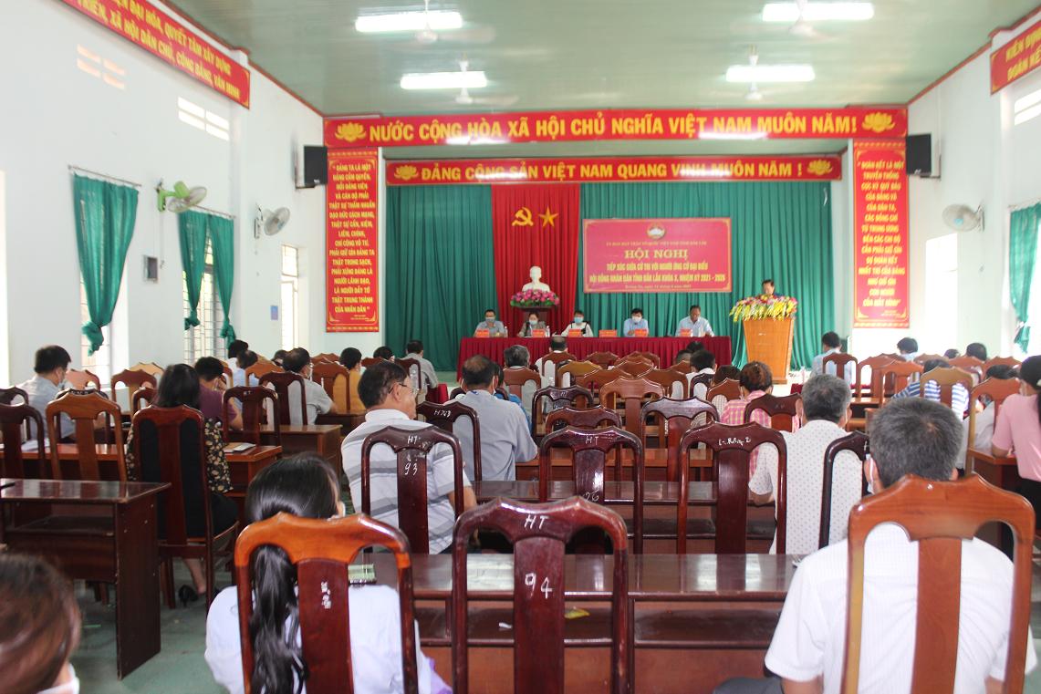 Hội nghị tiếp xúc giữa cử tri với người ứng cử đại biểu HĐND tỉnh Đắk Lắk, khóa X, Nhiệm kỳ (2021 – 2026)