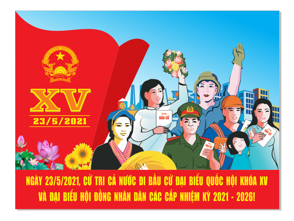 Đẩy mạnh công tác tuyên truyền, cổ động trực quan Cuộc bầu cử đại biểu Quốc hội khóa XV và đại biểu HĐND các cấp nhiệm kỳ 2021-2026