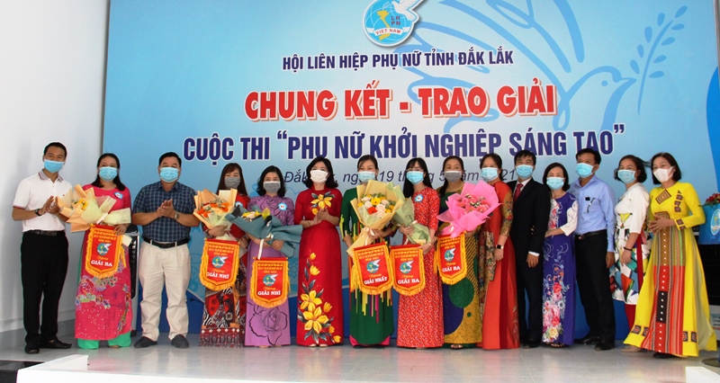 Trao giải cuộc thi “Phụ nữ khởi nghiệp sáng tạo” năm 2021