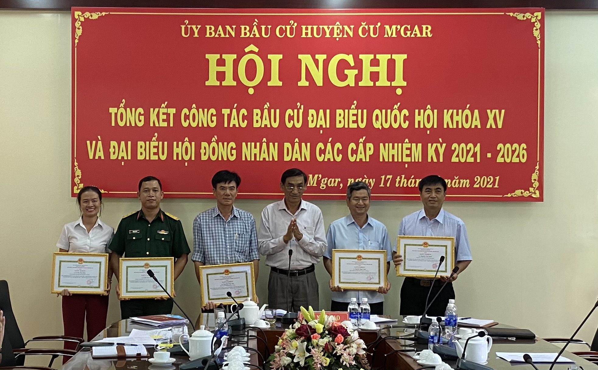 Huyện Cư M’gar tổng kết công tác bầu cử đại biểu Quốc hội khóa XV và HĐND các cấp nhiệm kỳ 2021 – 2026