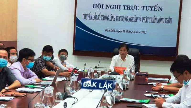 Hội nghị trực tuyến về chuyển đổi số trong lĩnh vực nông nghiệp và phát triển nông thôn