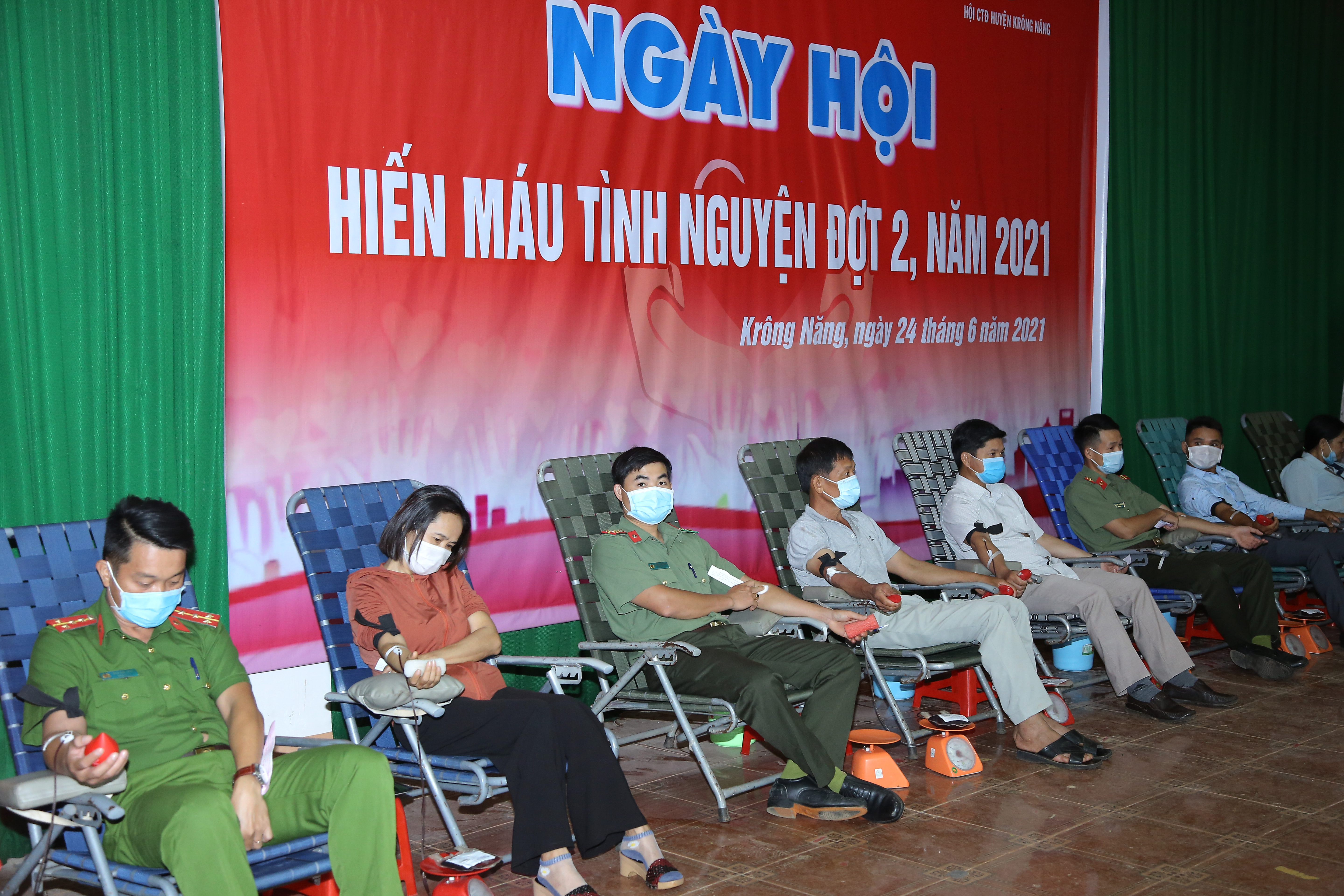 Ngày hội hiến máu tình nguyện “Giọt hồng Tây Nguyên” tại huyện Krông Năng