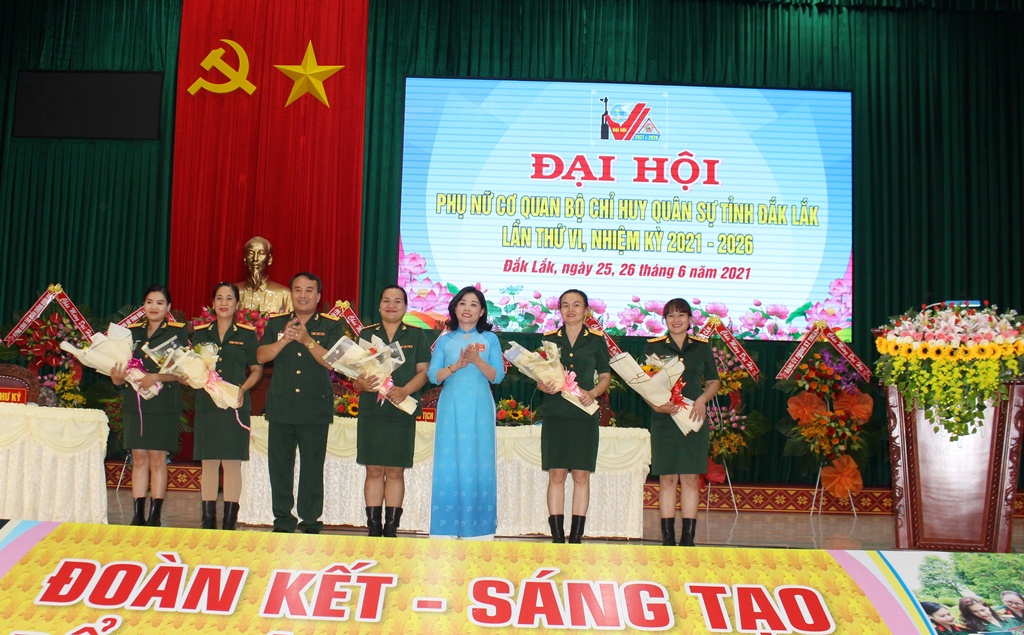 Đại hội Phụ nữ cơ quan Bộ Chỉ huy Quân sự tỉnh, nhiệm kỳ 2021 – 2026