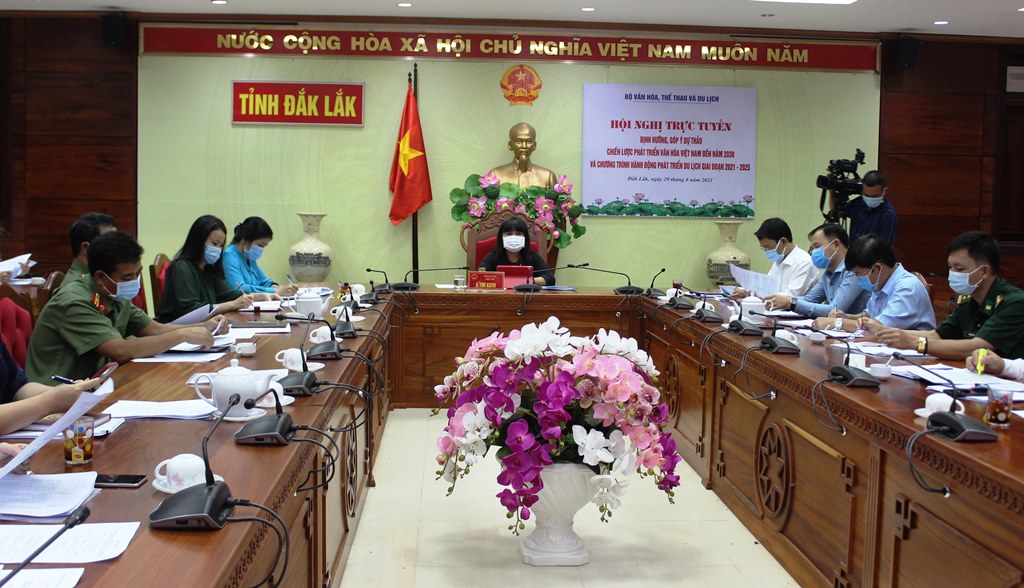 Hội nghị trực tuyến góp ý dự thảo Chiến lược Văn hoá Việt Nam đến năm 2030 và Chương trình hành động phát triển Du lịch giai đoạn 2021 – 2025