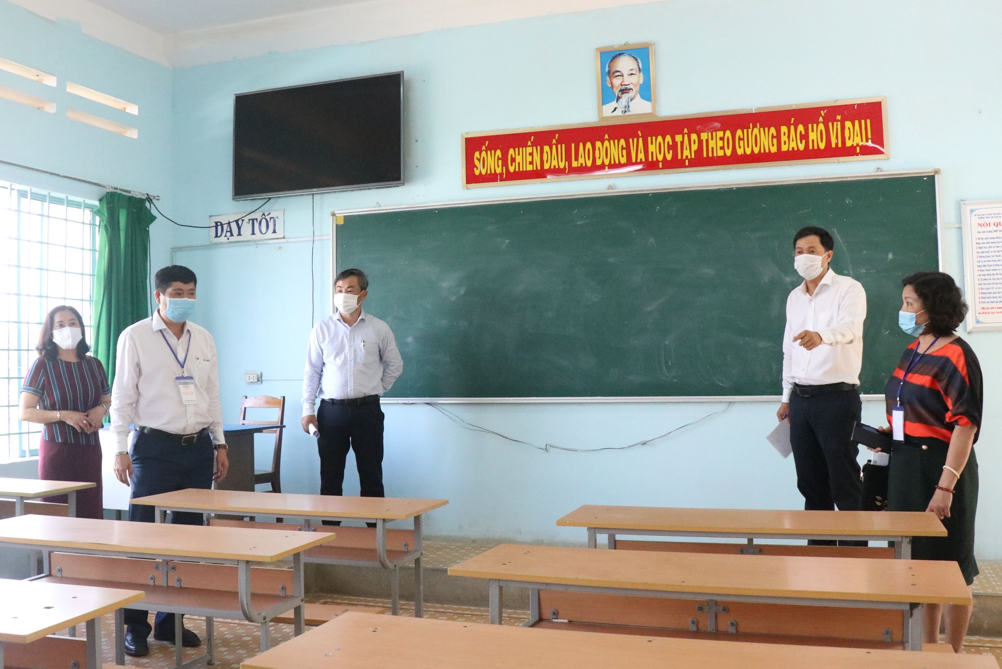 Kiểm tra công tác chuẩn bị cho Kỳ thi tốt nghiệp THPT năm 2021