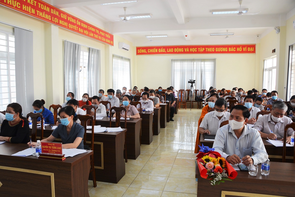 Thành phố Buôn Ma Thuột sơ kết công tác Mặt trận 6 tháng đầu năm 2021